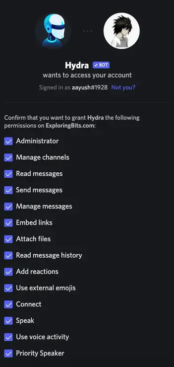 Hydra bot discord command тор браузер не могу установить hydra2web