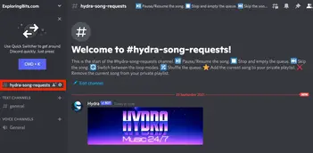 How to play songs in discord chat