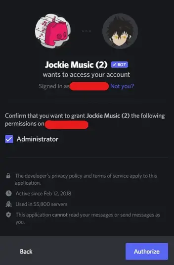 Jockie music bot commands