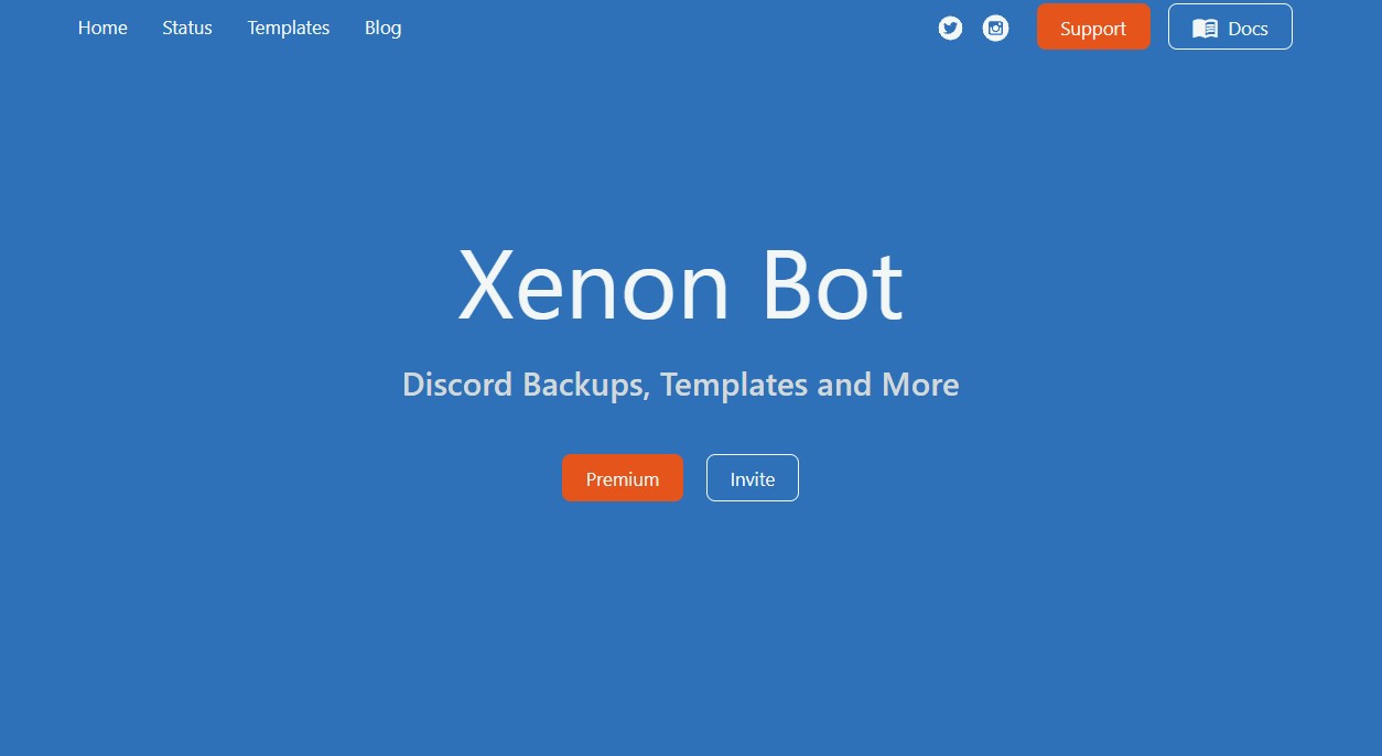 Invite xenon bot to discord