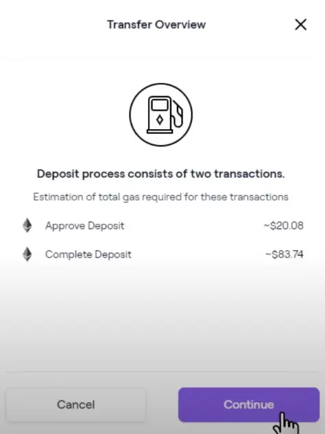 Gas Fees on Polygon Bridge