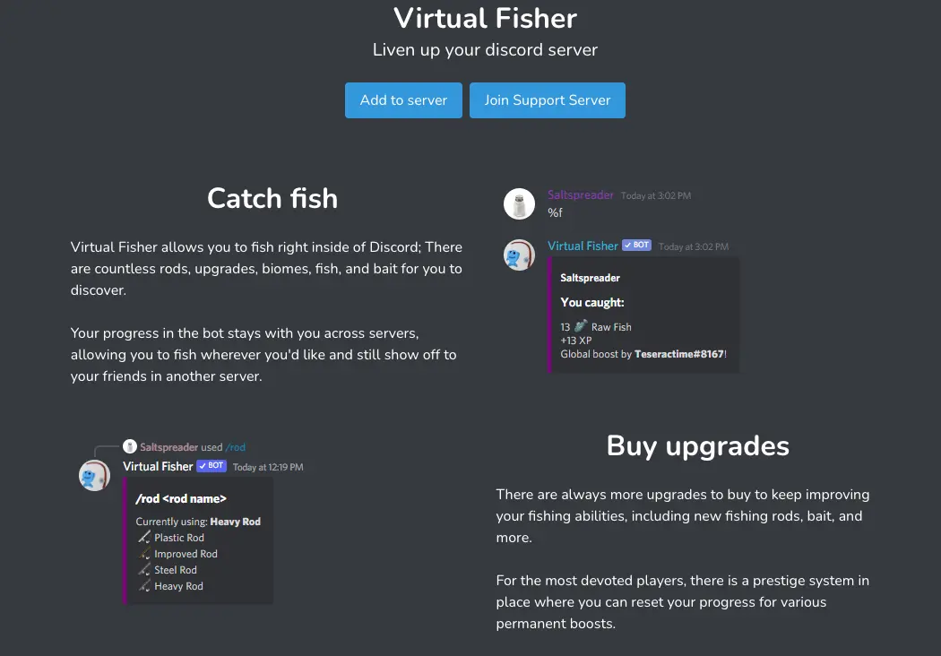 How to Add Virtual Fisher to Discord