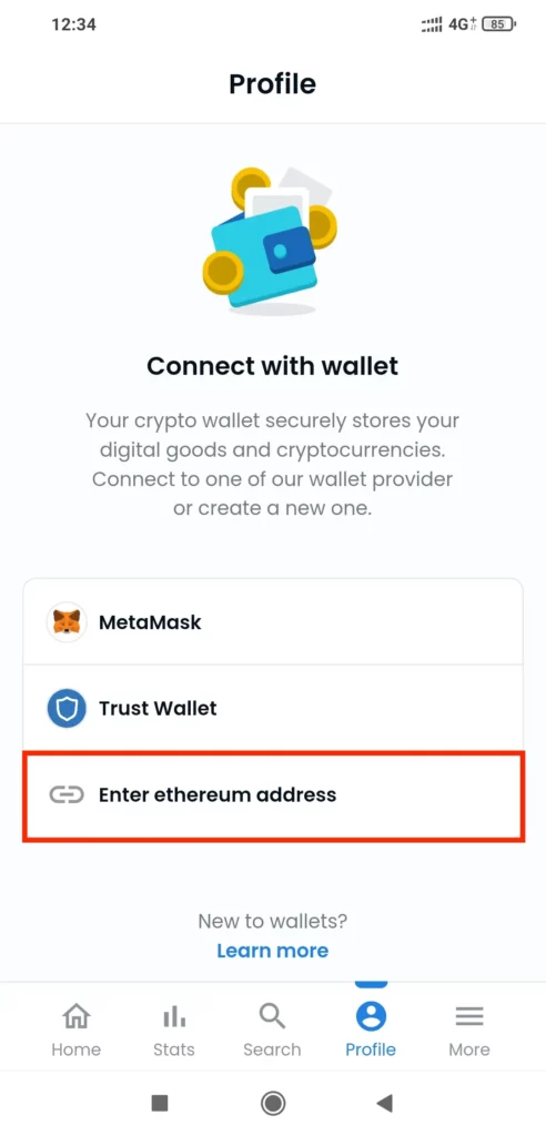 add more wallet on opensea