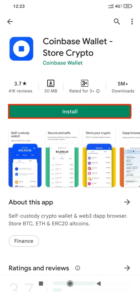 coinbase wallet app