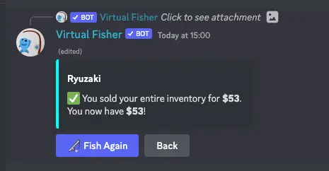 Sell those hard-earned fish