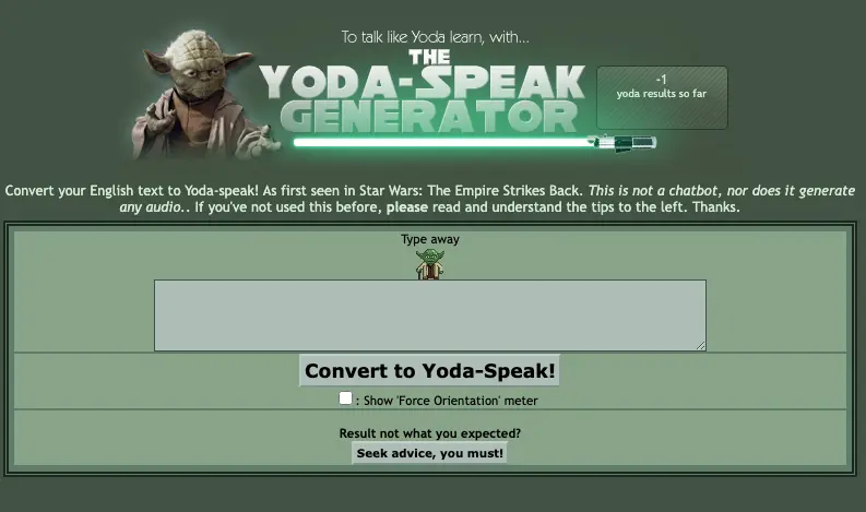 yoda ai voice generator