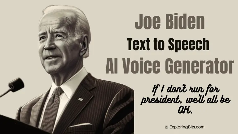 Free Joe Biden Text to Speech AI Voice Generator Online