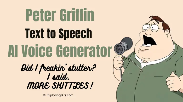 Free Peter Griffin Text to Speech AI Voice Generator Online